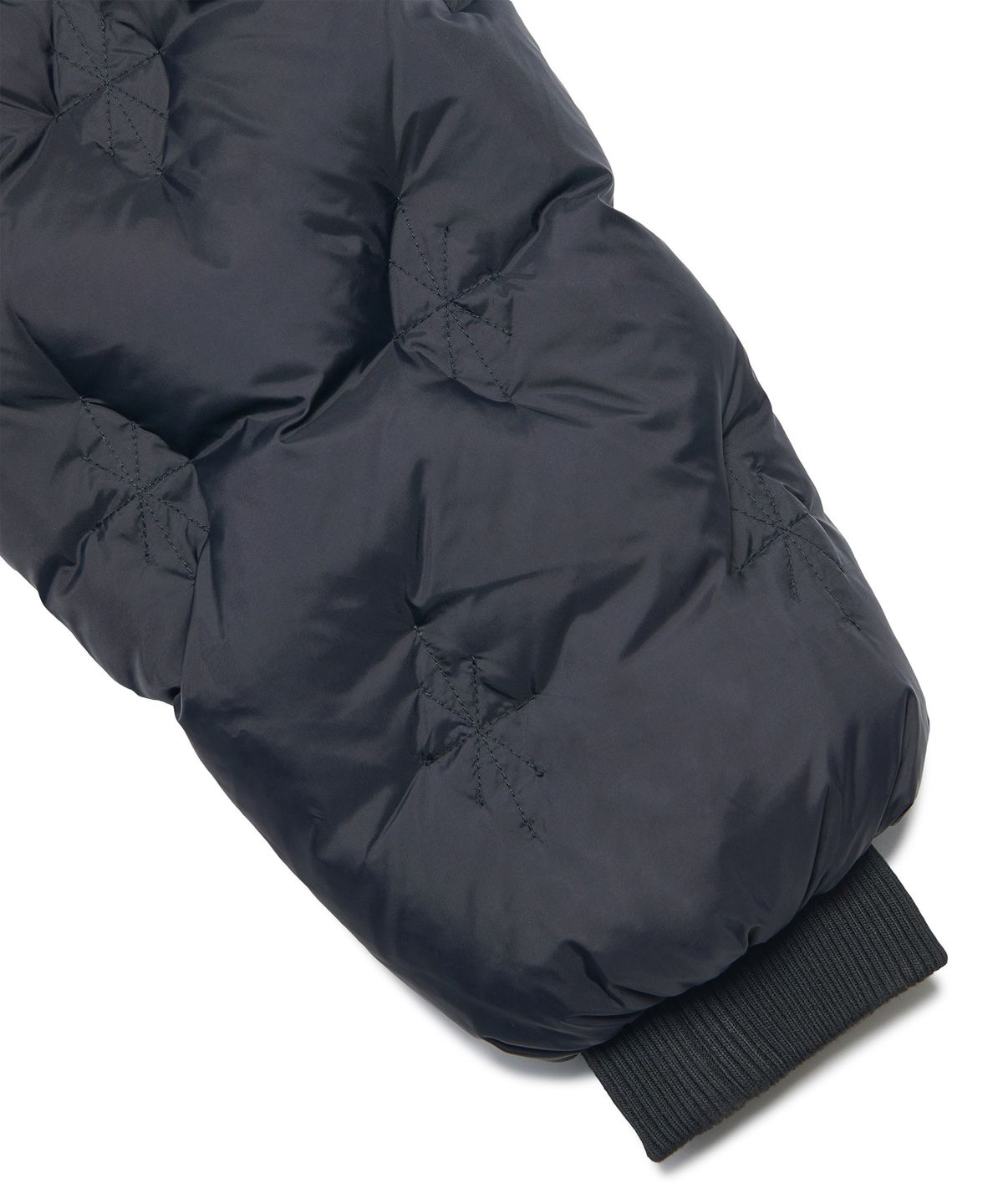 노매뉴얼(NOMANUAL) L.S SHORT DOWN JACKET - BLACK