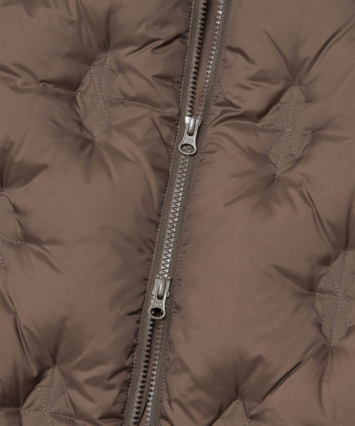 노매뉴얼(NOMANUAL) L.S SHORT DOWN JACKET - DEEP BROWN