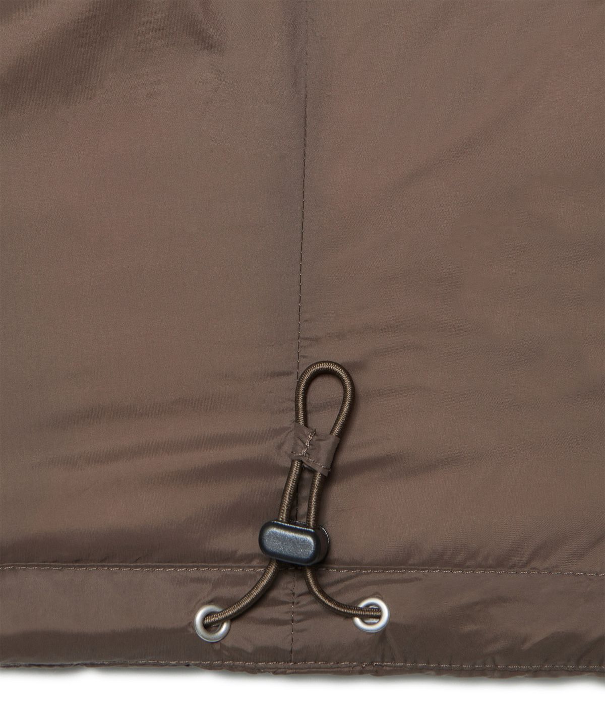 노매뉴얼(NOMANUAL) L.S SHORT DOWN JACKET - DEEP BROWN