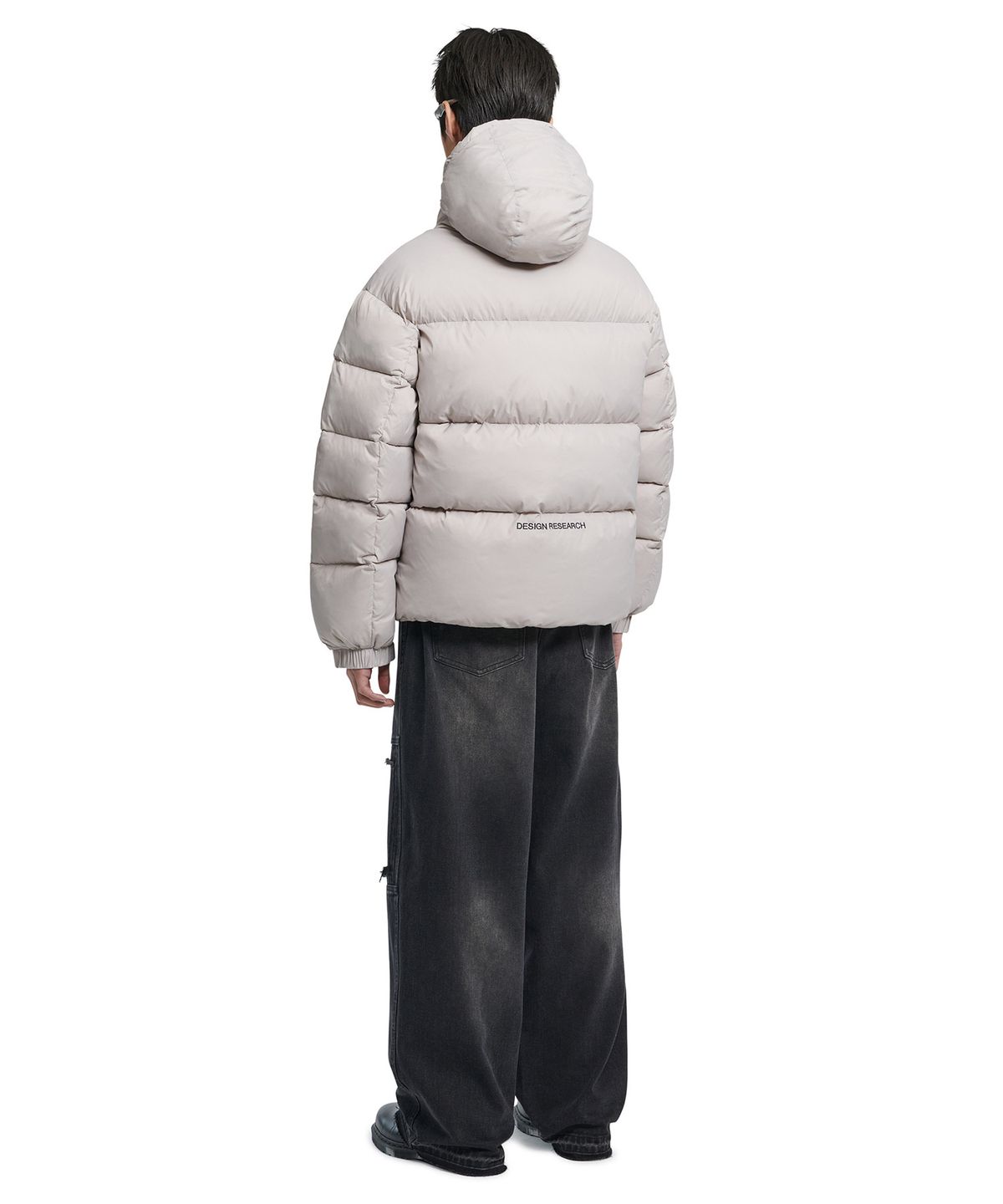 노매뉴얼(NOMANUAL) HESTIA HOODED DUCK DOWN - WARM GRAY