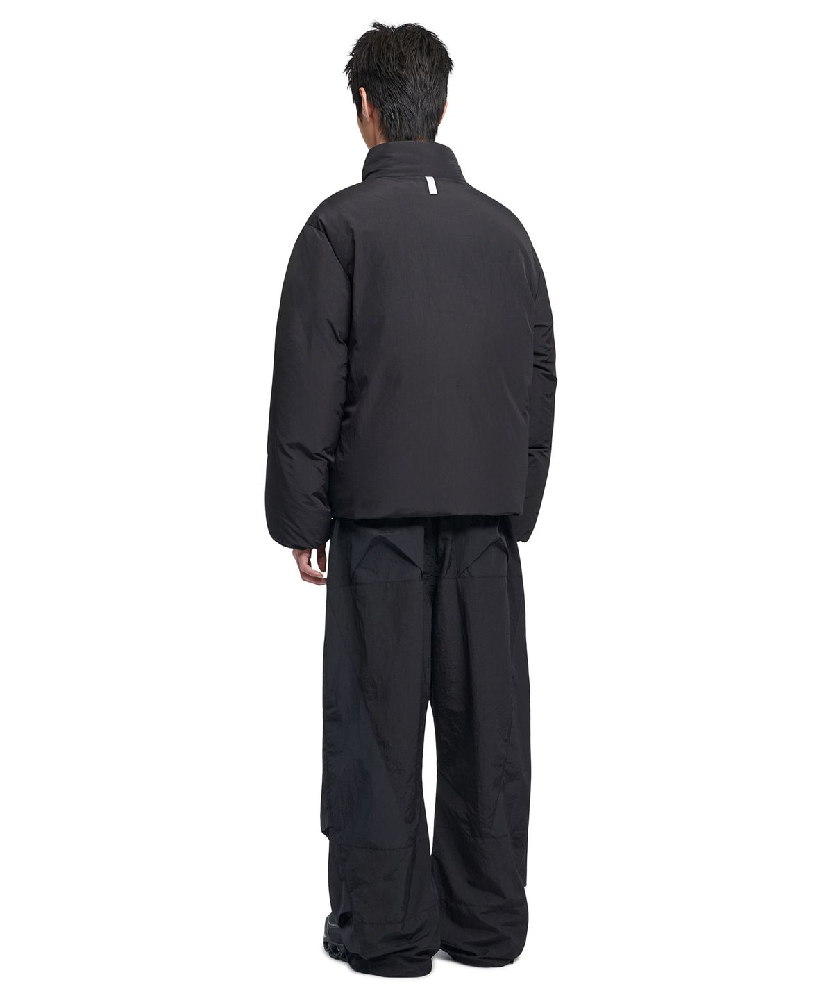 노매뉴얼(NOMANUAL) PLAIN DUCK DOWN JACKET - BLACK