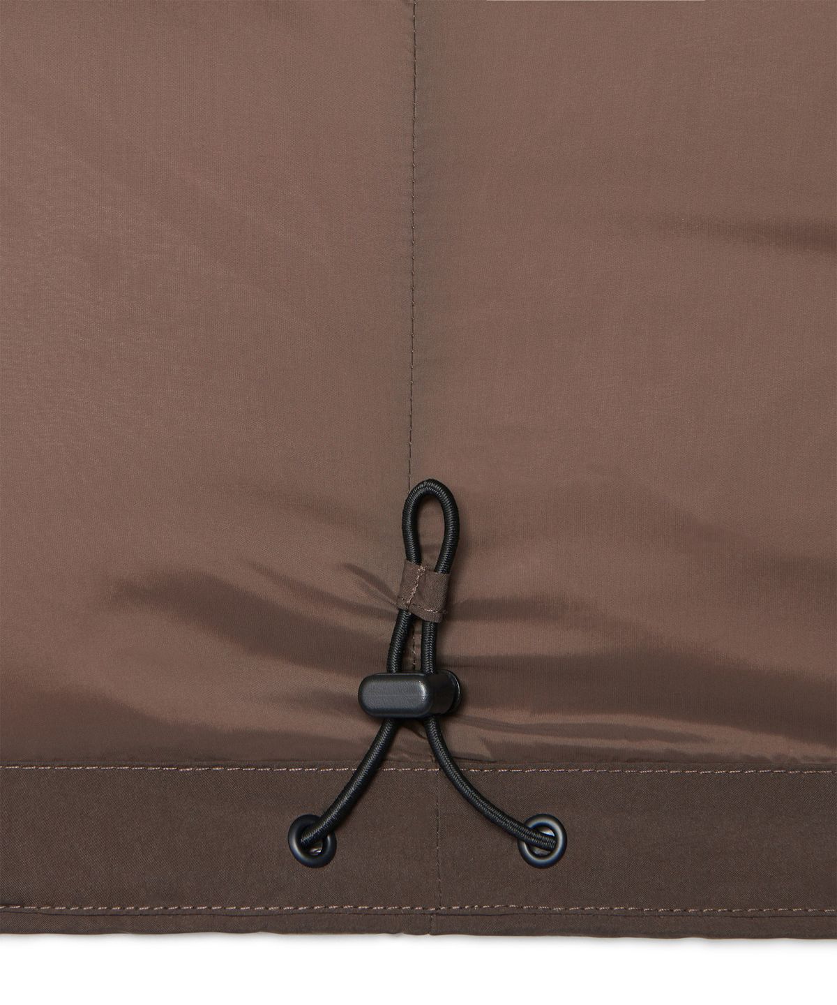 노매뉴얼(NOMANUAL) PLAIN DUCK DOWN JACKET - DARK BROWN