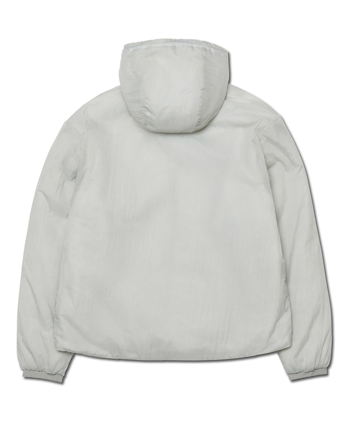 노매뉴얼(NOMANUAL) MISTY LIGHT HOODED JACKET - LIGHT GRAY