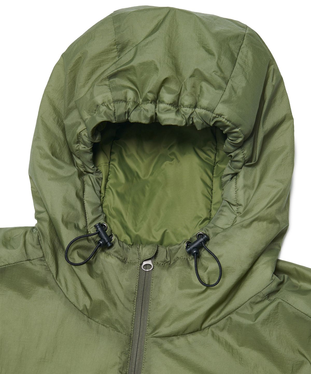 노매뉴얼(NOMANUAL) MISTY LIGHT HOODED JACKET - KHAKI