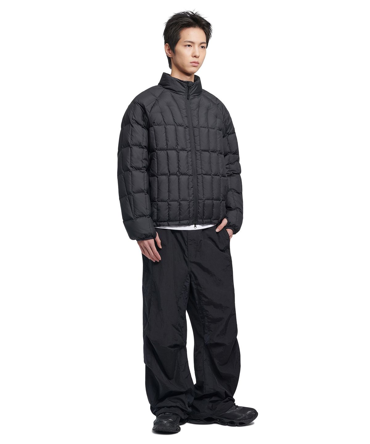 노매뉴얼(NOMANUAL) NEO LIGHT DOWN JACKET - BLACK