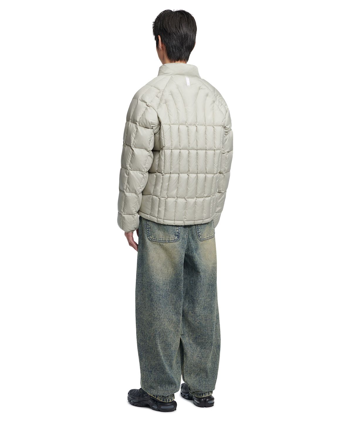 노매뉴얼(NOMANUAL) NEO LIGHT DOWN JACKET - SAGE GRAY
