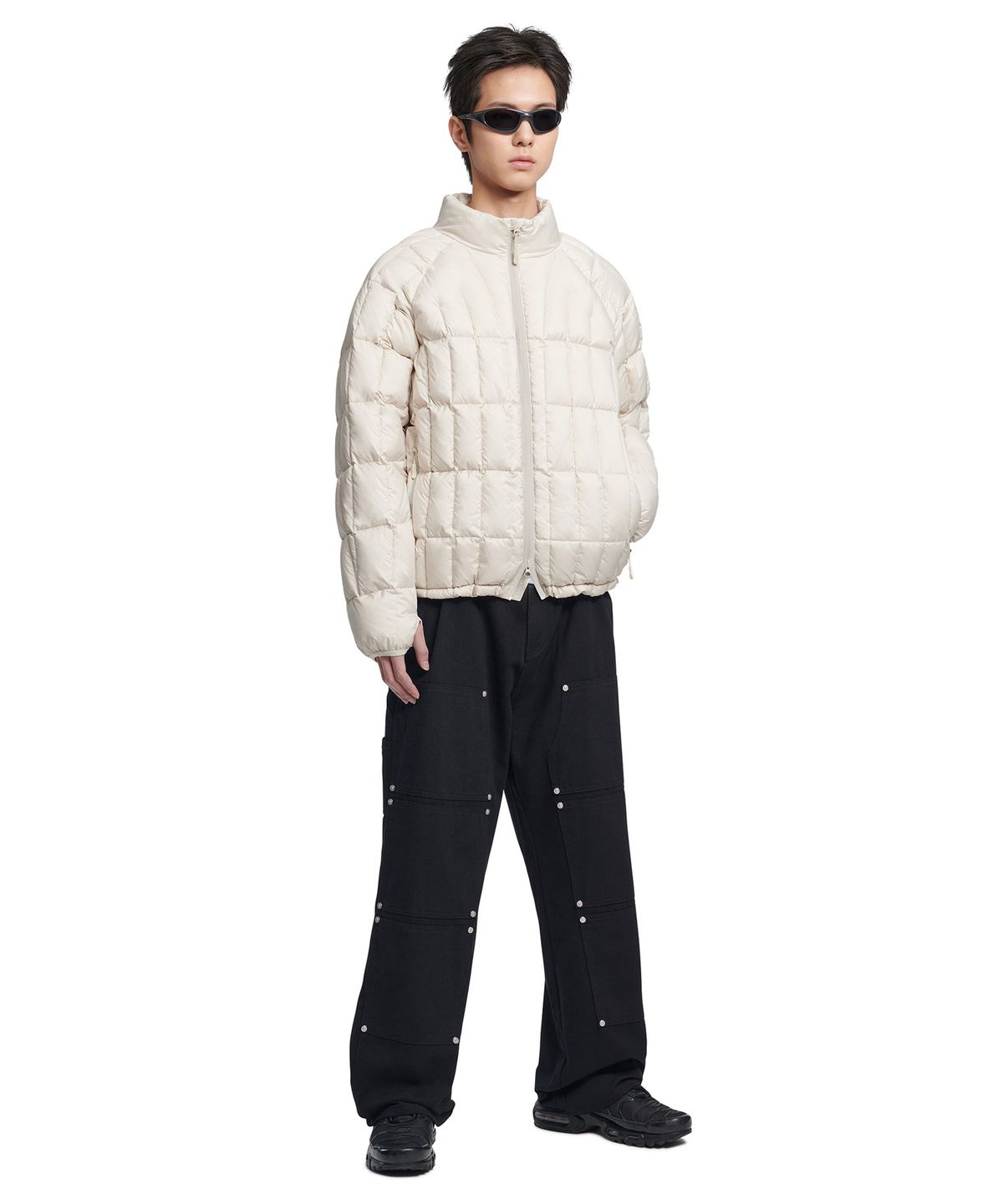 노매뉴얼(NOMANUAL) NEO LIGHT DOWN JACKET - LIGHT GRAY