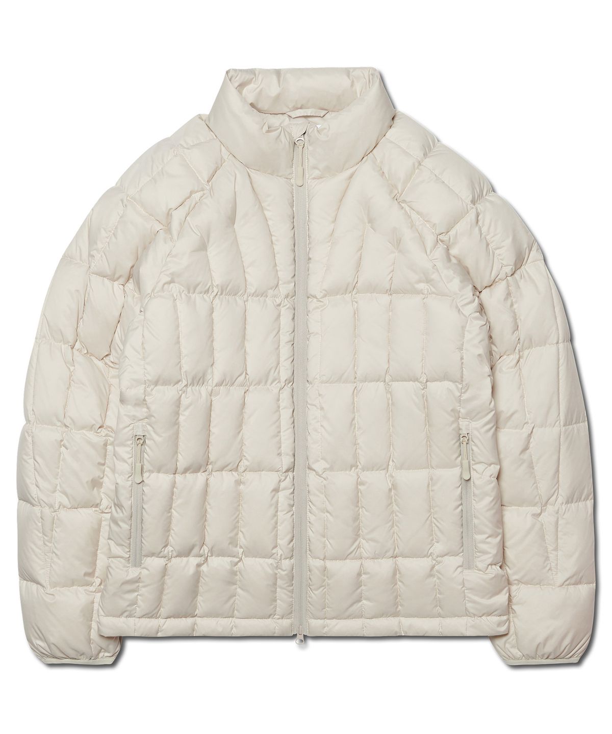 노매뉴얼(NOMANUAL) NEO LIGHT DOWN JACKET - LIGHT GRAY