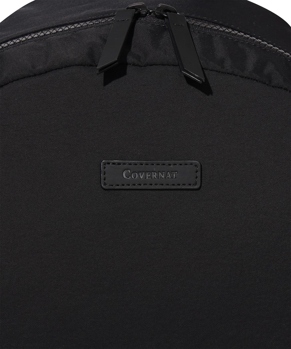 커버낫(COVERNAT) 투 포켓 데일리 백팩 Black