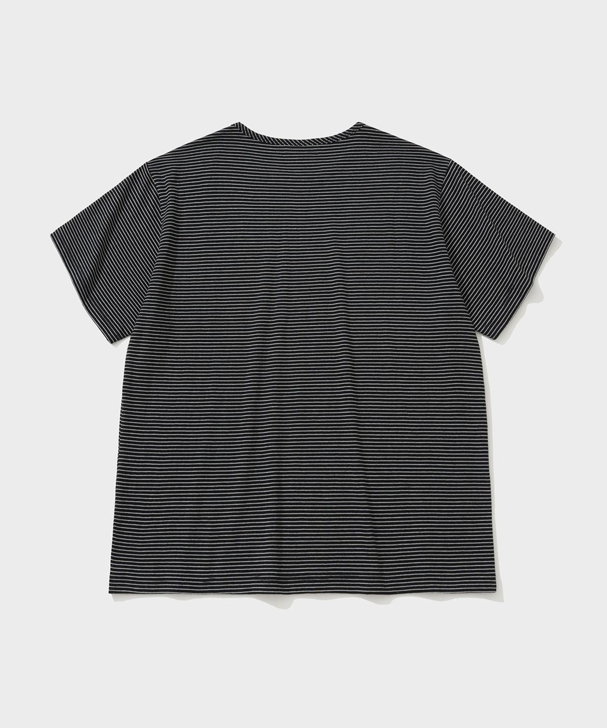 셔터(SHIRTER) SOFT STRIPE T-SHIRT (BLACK WHITE)