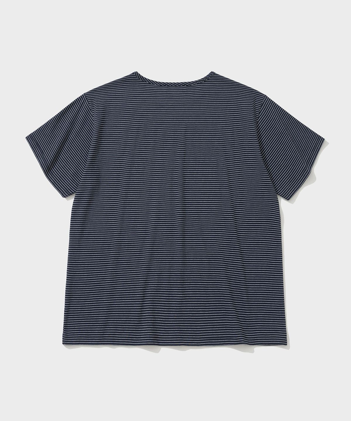 셔터(SHIRTER) SOFT STRIPE T-SHIRT (NAVY SKY)