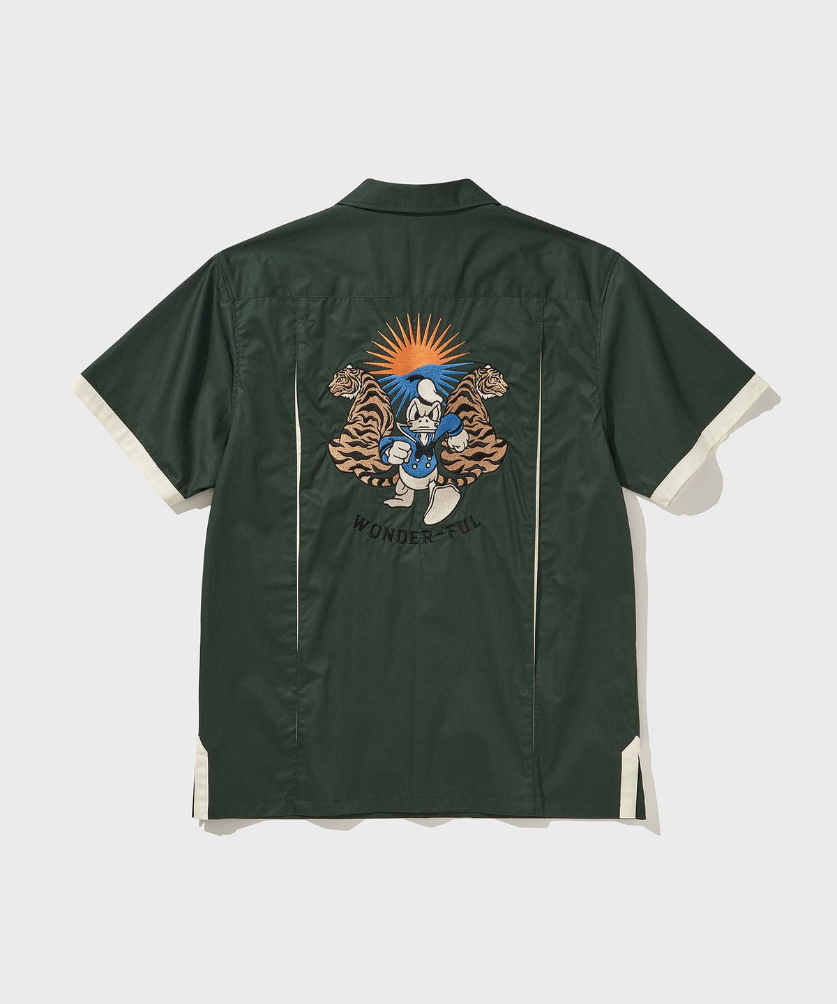 비디알(VDR) [디즈니] DONALD TIGER SHIRTS [Deep Green]