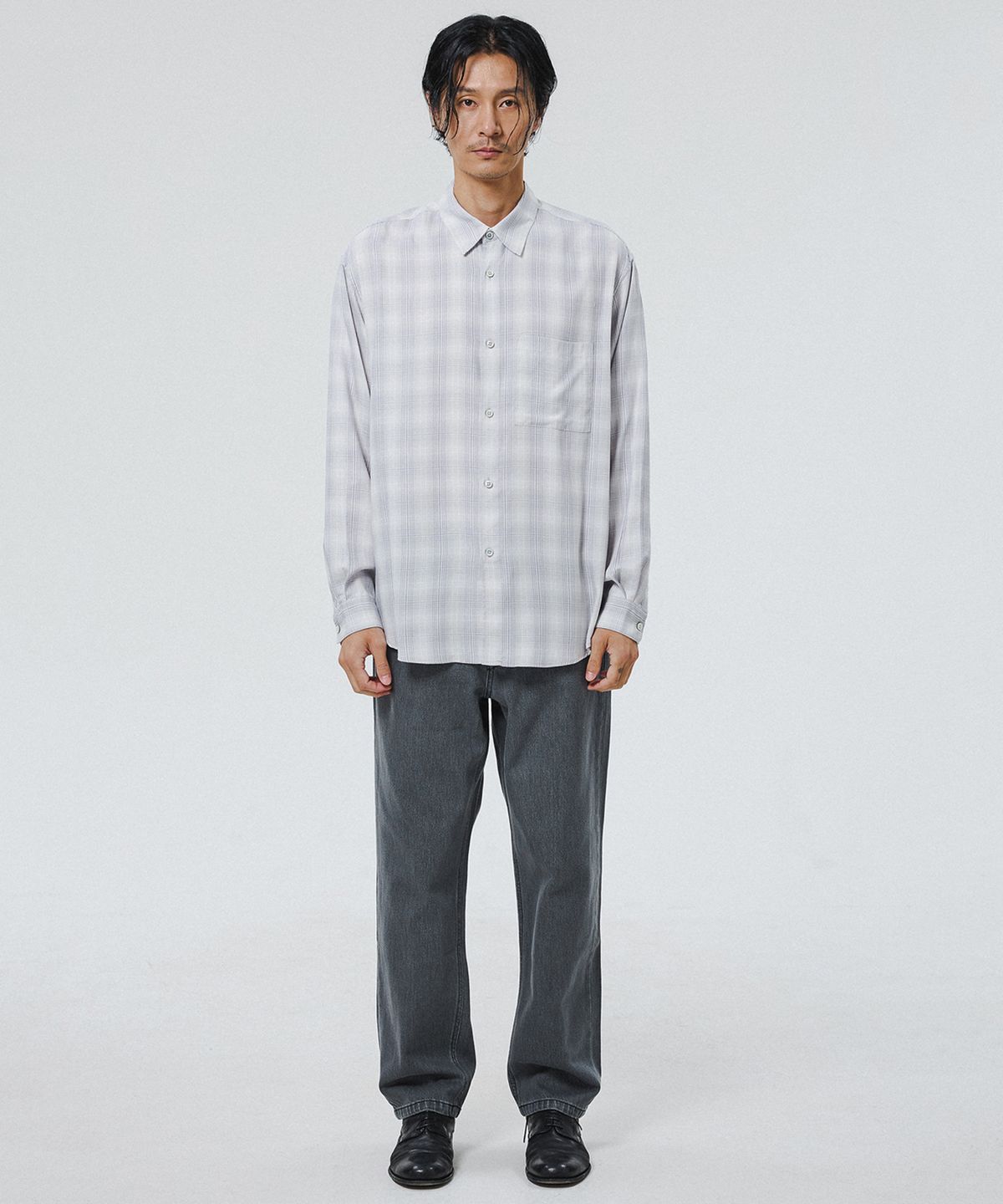 셔터(SHIRTER) NAVONA SHIRT V3 (CHECK GREY)