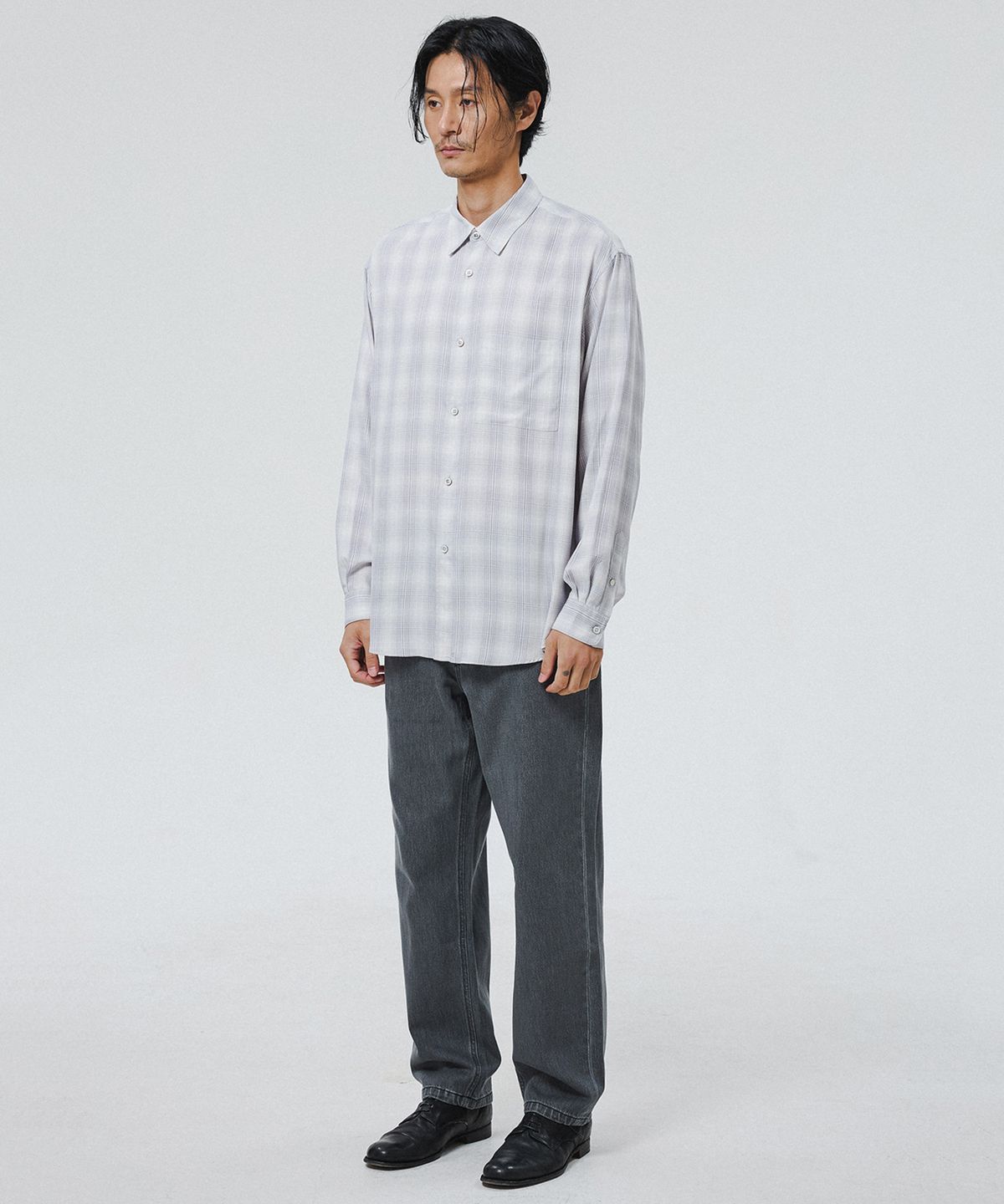 셔터(SHIRTER) NAVONA SHIRT V3 (CHECK GREY)