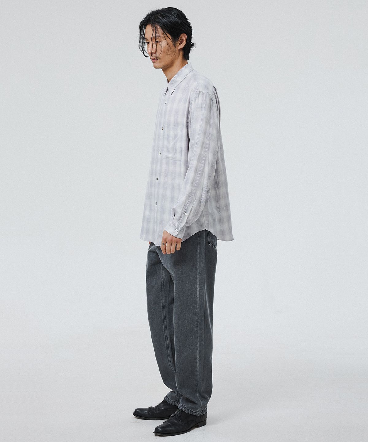 셔터(SHIRTER) NAVONA SHIRT V3 (CHECK GREY)