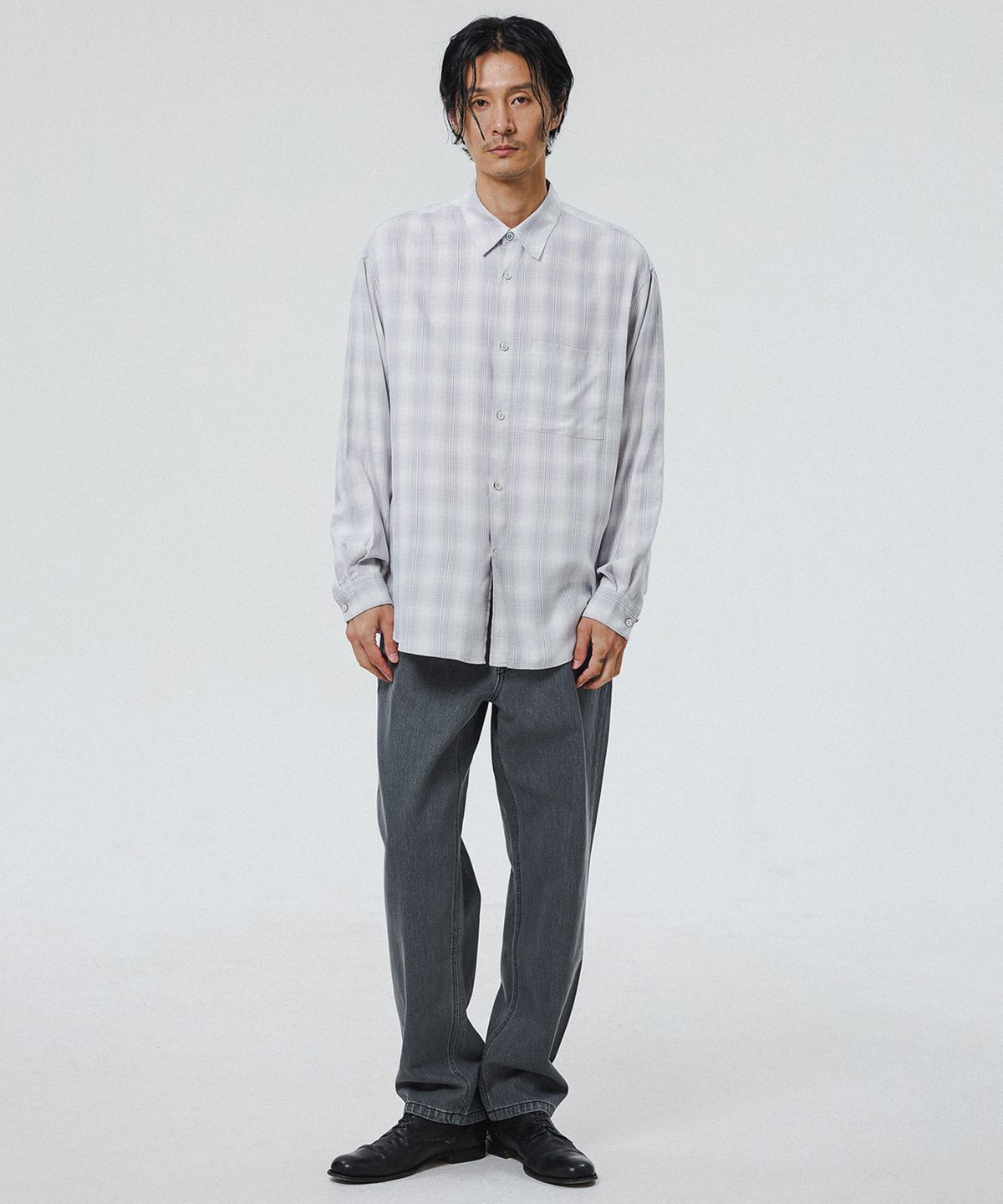 셔터(SHIRTER) NAVONA SHIRT V3 (CHECK GREY)