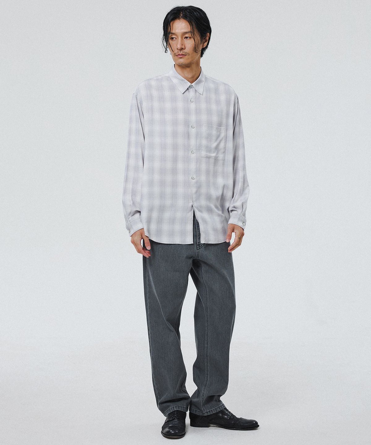 셔터(SHIRTER) NAVONA SHIRT V3 (CHECK GREY)