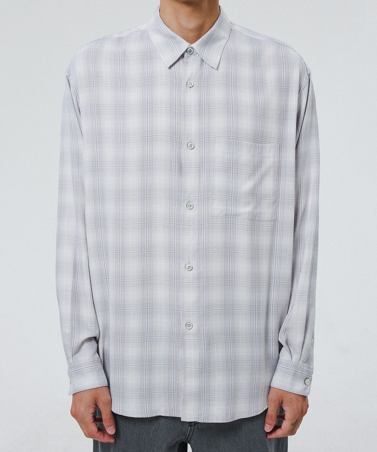 셔터(SHIRTER) NAVONA SHIRT V3 (CHECK GREY)