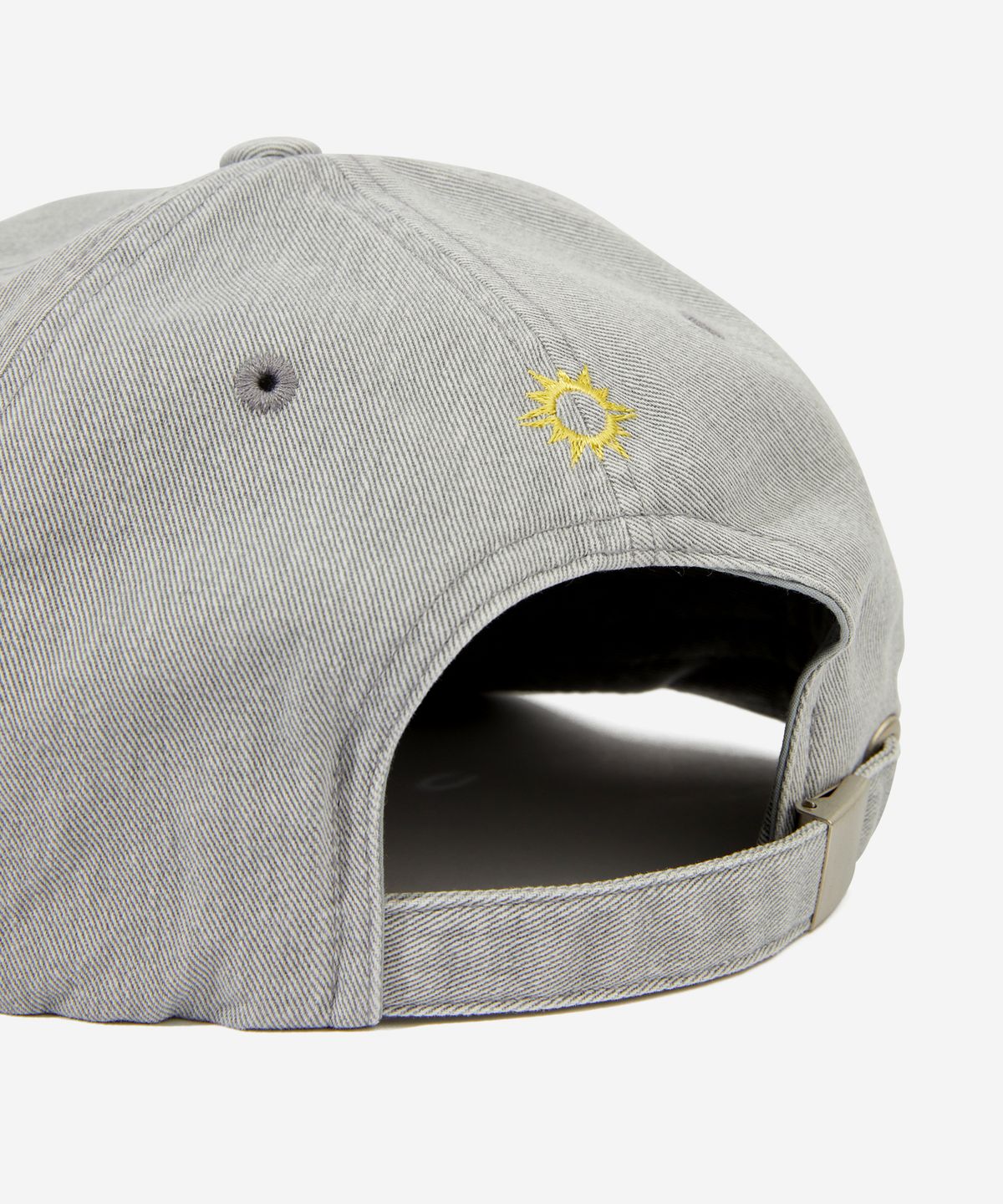 헬로 선라이즈(HELLO SUNRISE) Washed Two Tone Logo 6panel Cap_Light Gray