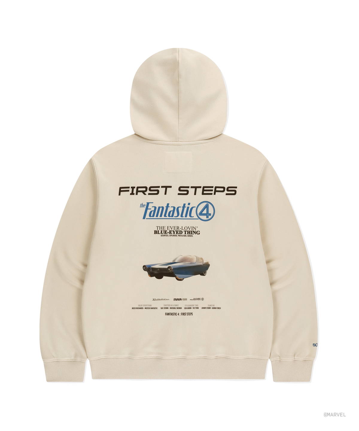 썬러브투어(SUNLOVETOUR) [The Fantastic Four] Zip up Hoodie Oatmeal