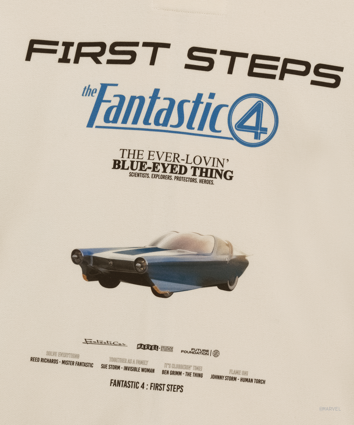 썬러브투어(SUNLOVETOUR) [The Fantastic Four] Zip up Hoodie Oatmeal