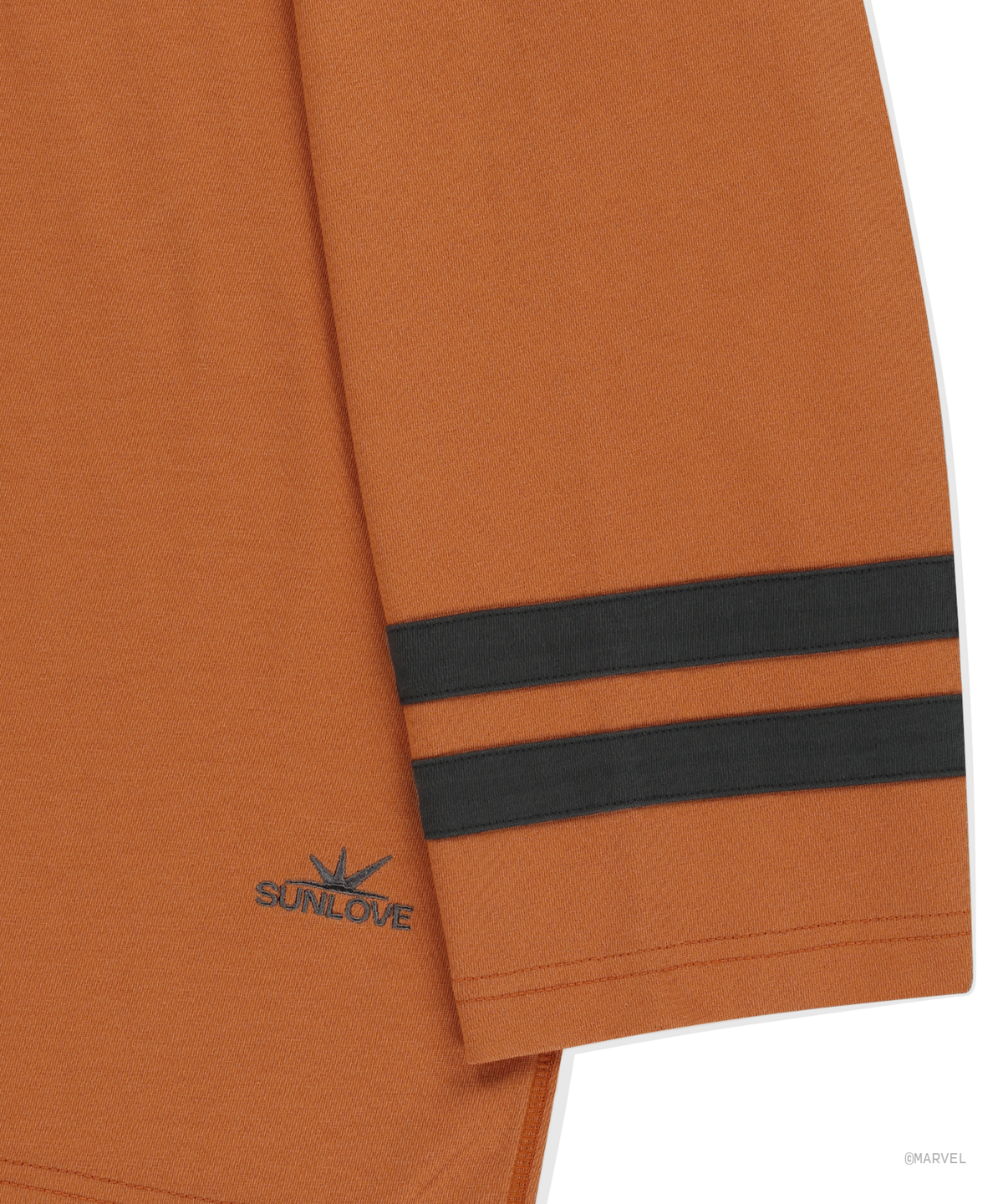 썬러브투어(SUNLOVETOUR) [The Fantastic Four] 3/4 Sleeve Tee Orange