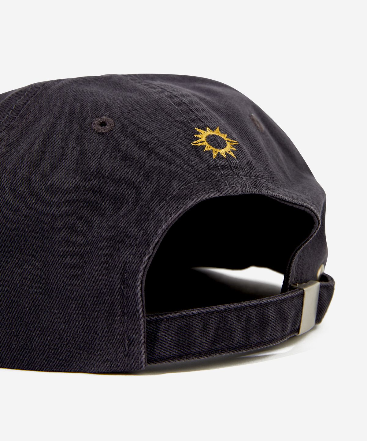 헬로 선라이즈(HELLO SUNRISE) Washed Two Tone Logo 6panel Cap_Charcoal