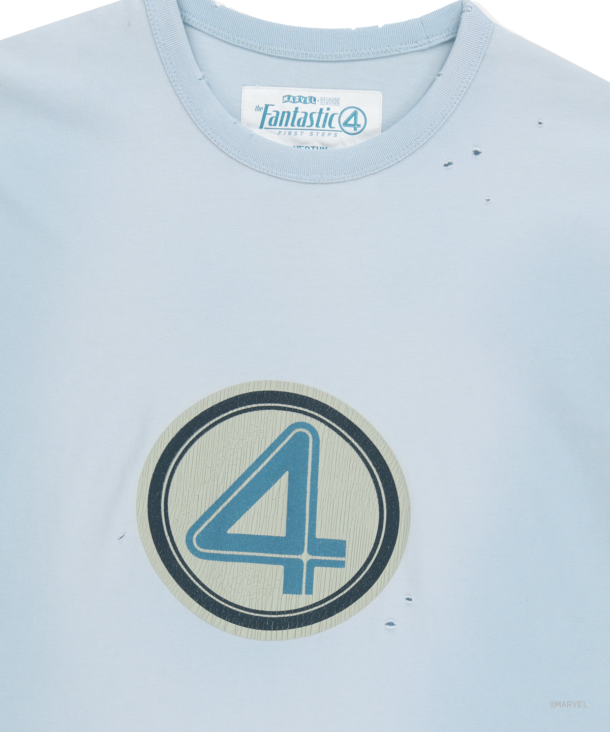 썬러브투어(SUNLOVETOUR) [The Fantastic Four] 4 Faded Tee Blue