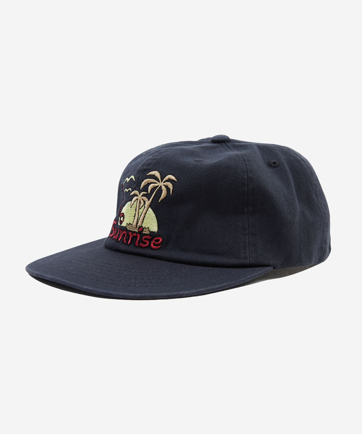 헬로 선라이즈(HELLO SUNRISE) Palm Tree Logo 6Panel Cap_Charcoal