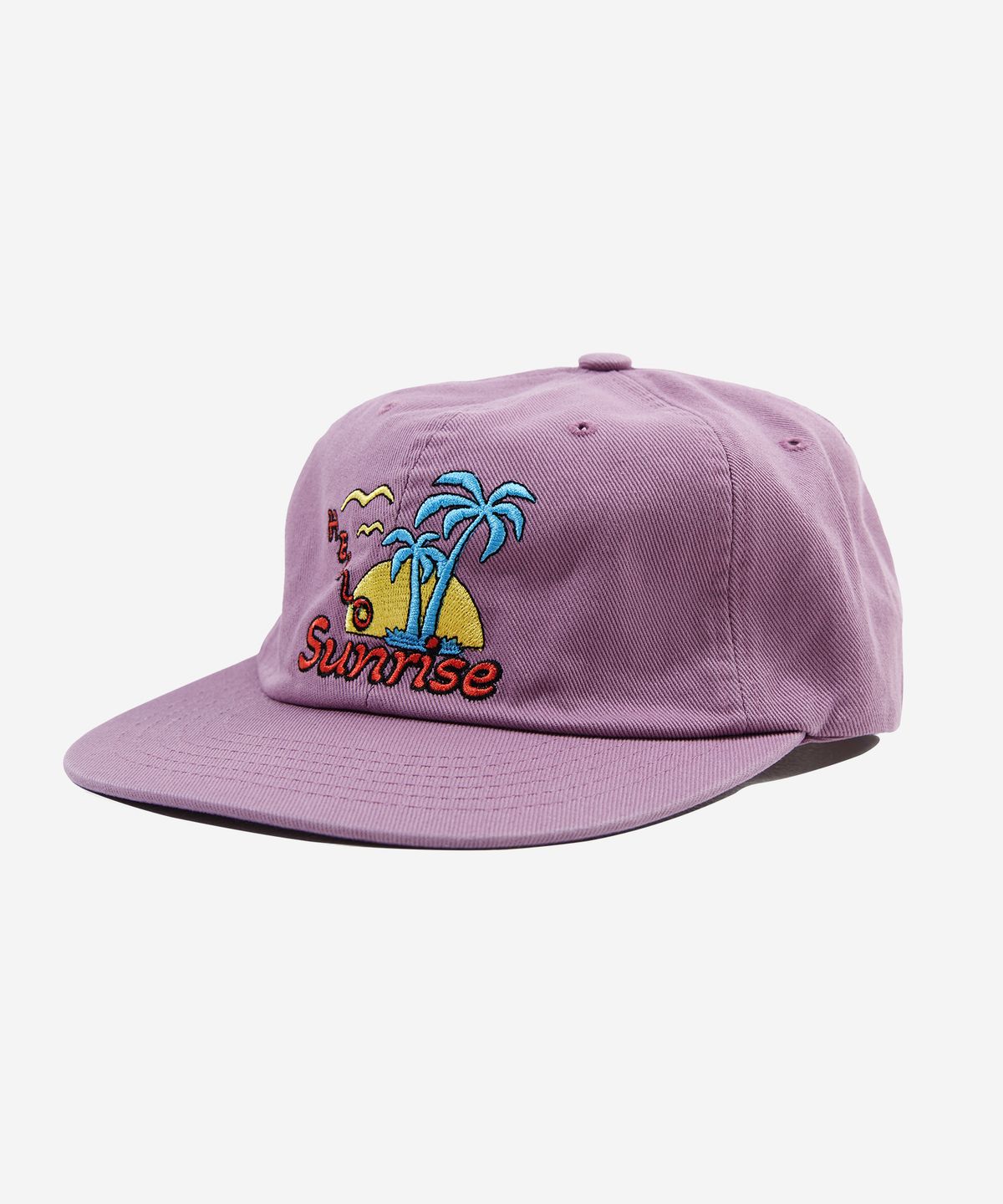 헬로 선라이즈(HELLO SUNRISE) Palm Tree Logo 6Panel Cap_Lavender