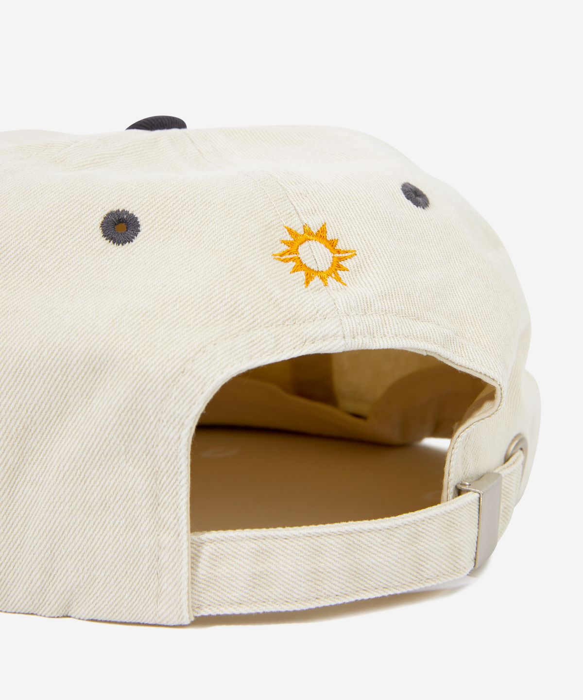 헬로 선라이즈(HELLO SUNRISE) Two Tone Washed OG Logo 6panel Cap_Oatmeal Beige & Charcoal