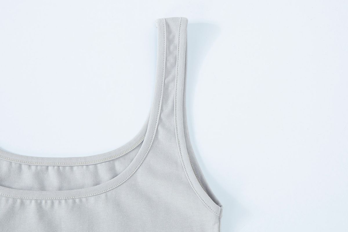 샐러드바구니(SALAD BAGUNI) Deep squaer back tank - silver