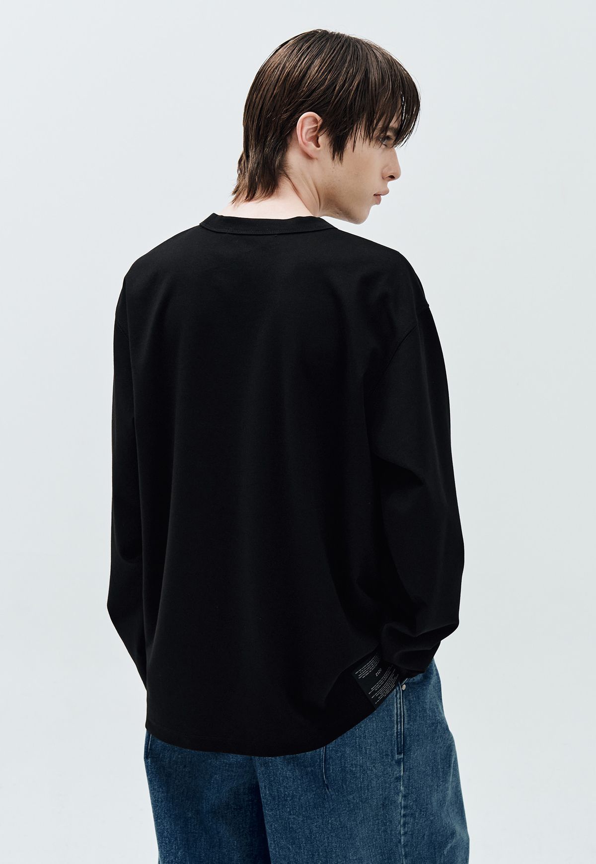 지오송지오(ZIOSONGZIO) 타임리스 롱 슬리브 블랙 ZH5TS591BK
