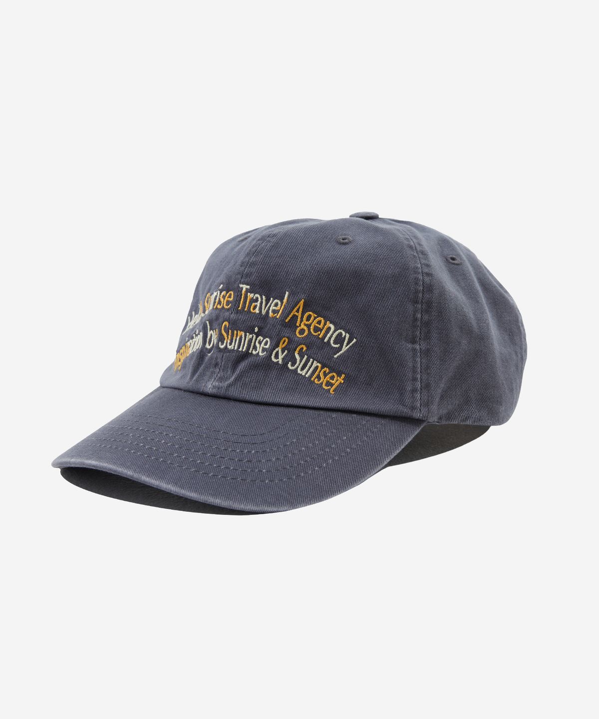 헬로 선라이즈(HELLO SUNRISE) Dot Arch Logo Ball Cap_Dark Gray