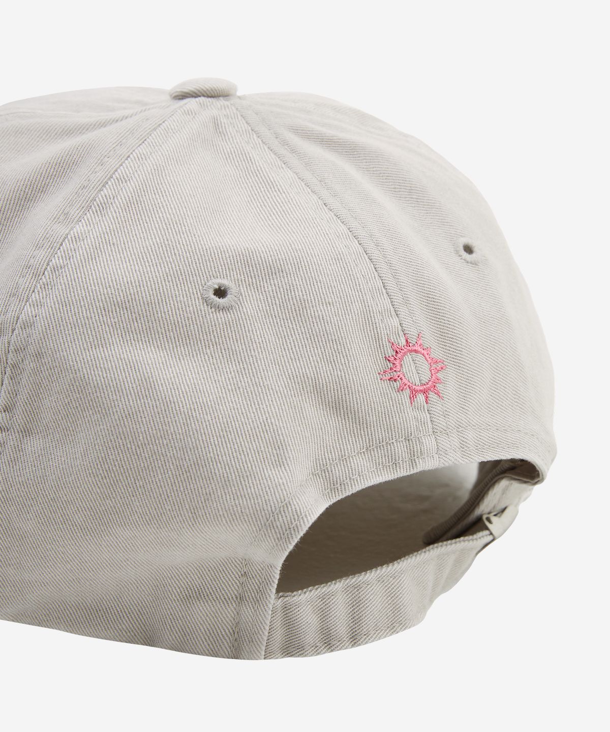 헬로 선라이즈(HELLO SUNRISE) Dot Arch Logo Ball Cap_Warm Gray