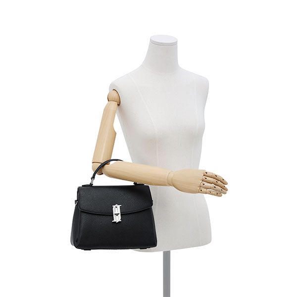 MUSINSA | J.ESTINA JOELLE FALLIN SM Round Satchel BK