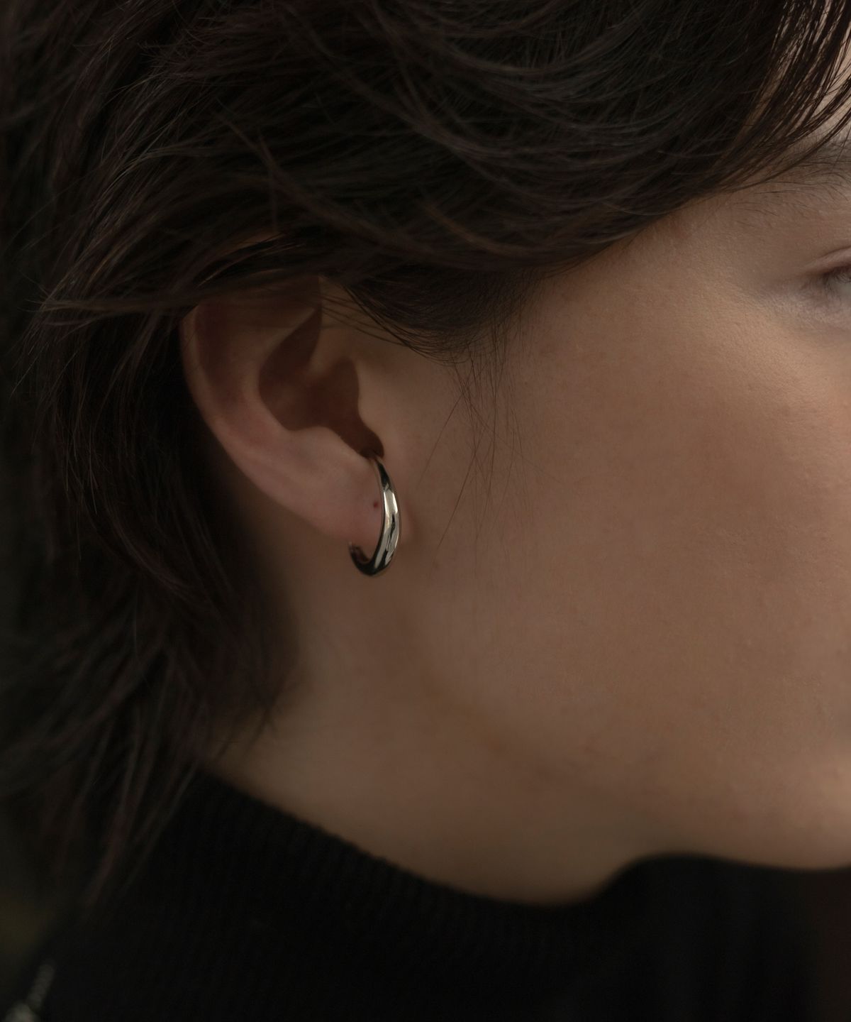 노비스도쿄(NOVICE TOKYO) 드롭 행 이어커프 Drop Hang Ear Cuff / silver