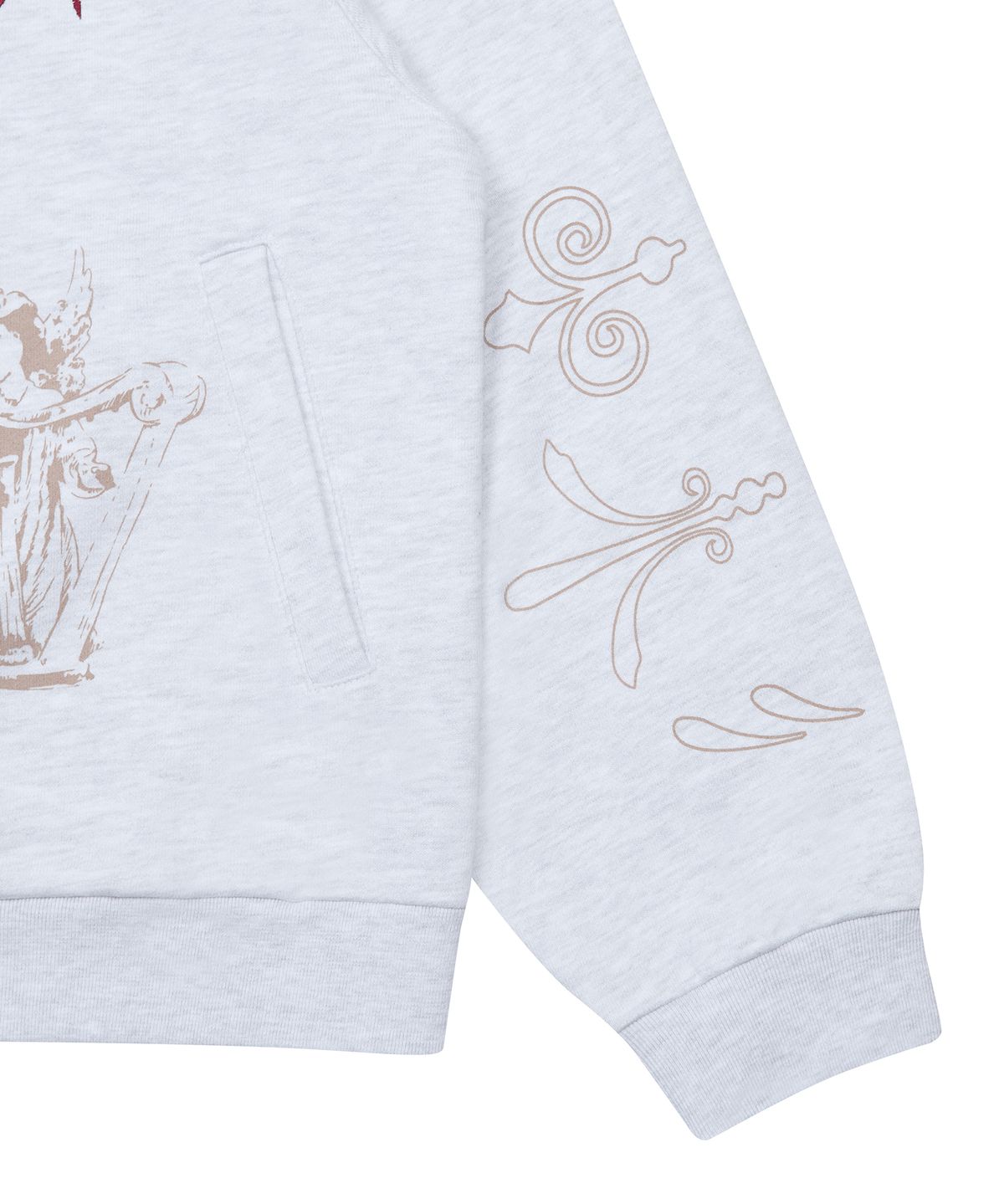 라티젠(LARTIGENT) L19 ANGEL HOOD ZIP-UP(MELANGE)