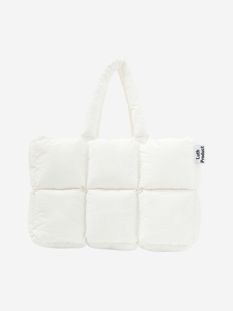 MUSINSA | LUTHPRODUCT Cloud Big Puffer Bag _ WHITE