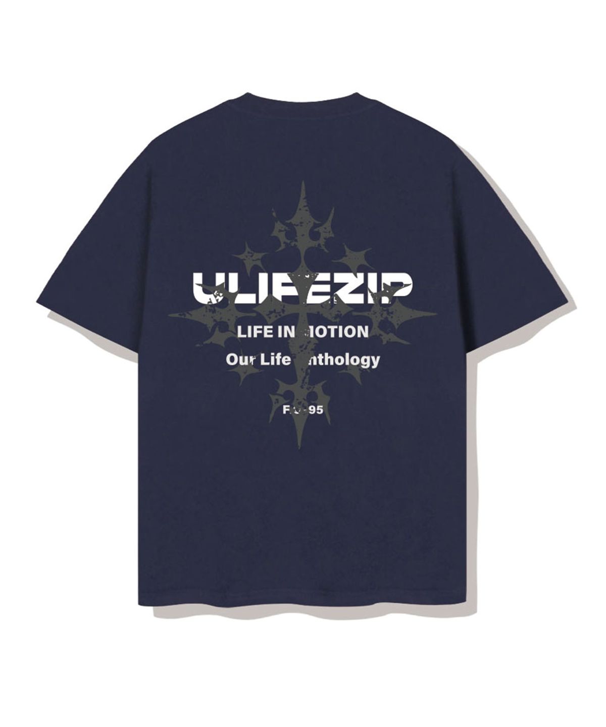 유라이프지(ULIFEZIP) 크래시 오버핏 반팔티셔츠 4 Color [ULSE_1003]