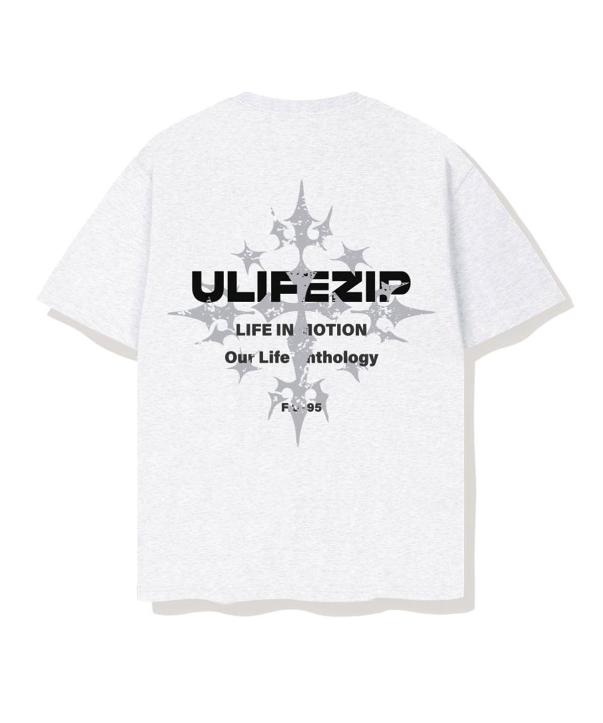 유라이프지(ULIFEZIP) 크래시 오버핏 반팔티셔츠 4 Color [ULSE_1003]