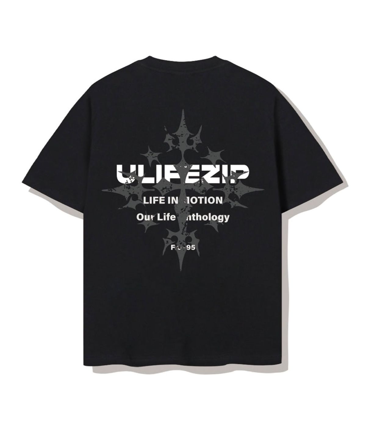 유라이프지(ULIFEZIP) 크래시 오버핏 반팔티셔츠 4 Color [ULSE_1003]