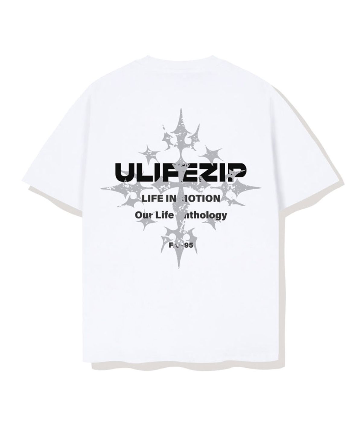 유라이프지(ULIFEZIP) 크래시 오버핏 반팔티셔츠 4 Color [ULSE_1003]