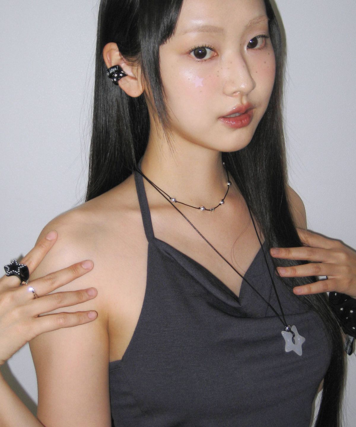 잇더즌매터(IT DOESN'T MATTER) [925silver] Satellite necklace