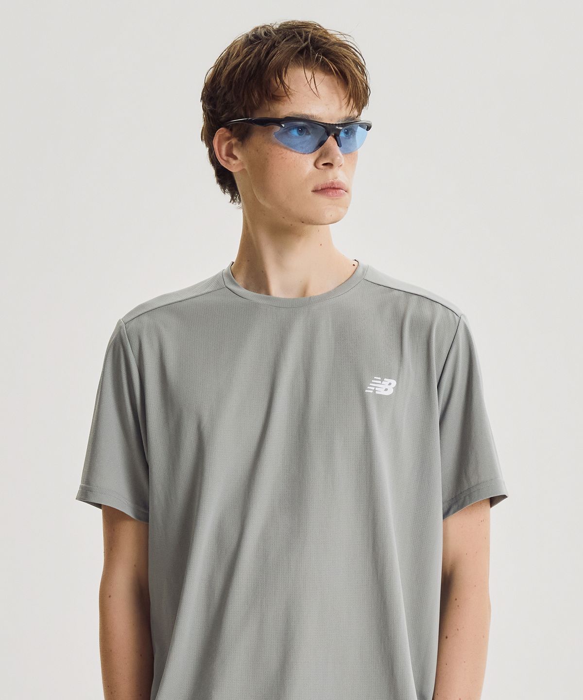 뉴발란스(NEW BALANCE) NBNEG36103 / UNI 스포츠에센셜 반팔티 (GRAY)