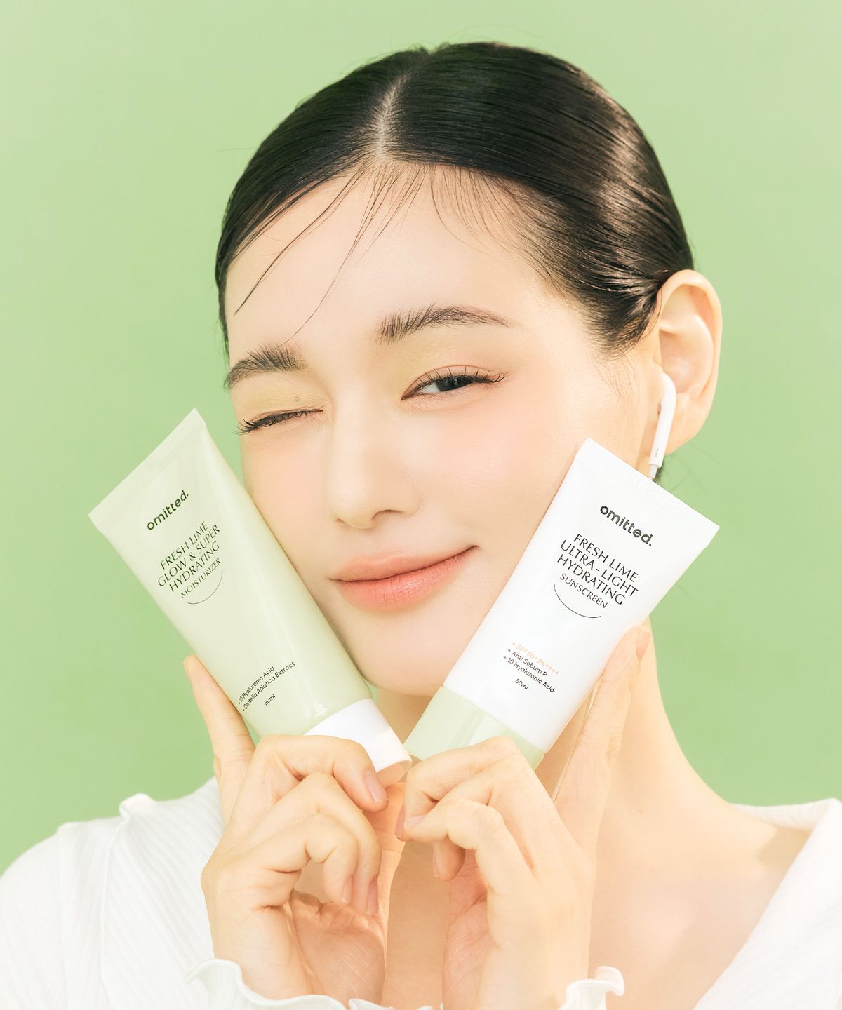 오미티드(OMITTED) [SET]속광 수분진정 크림 80ml + 수분 선크림 50ml