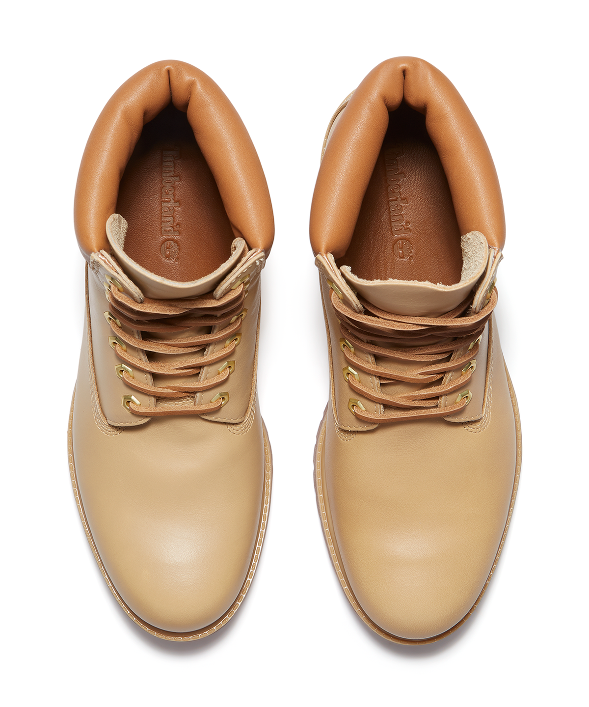 팀버랜드(TIMBERLAND) (남성) 프리미엄 6인치 워터프루프 부츠 - 미디엄 베이지 풀 그레인 / A2P6W-EN2