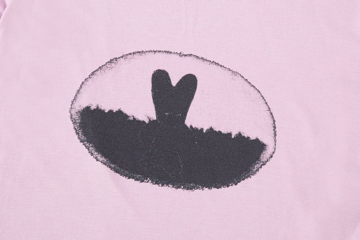샐러드바구니(SALAD BAGUNI) Signature bunny tee -pink