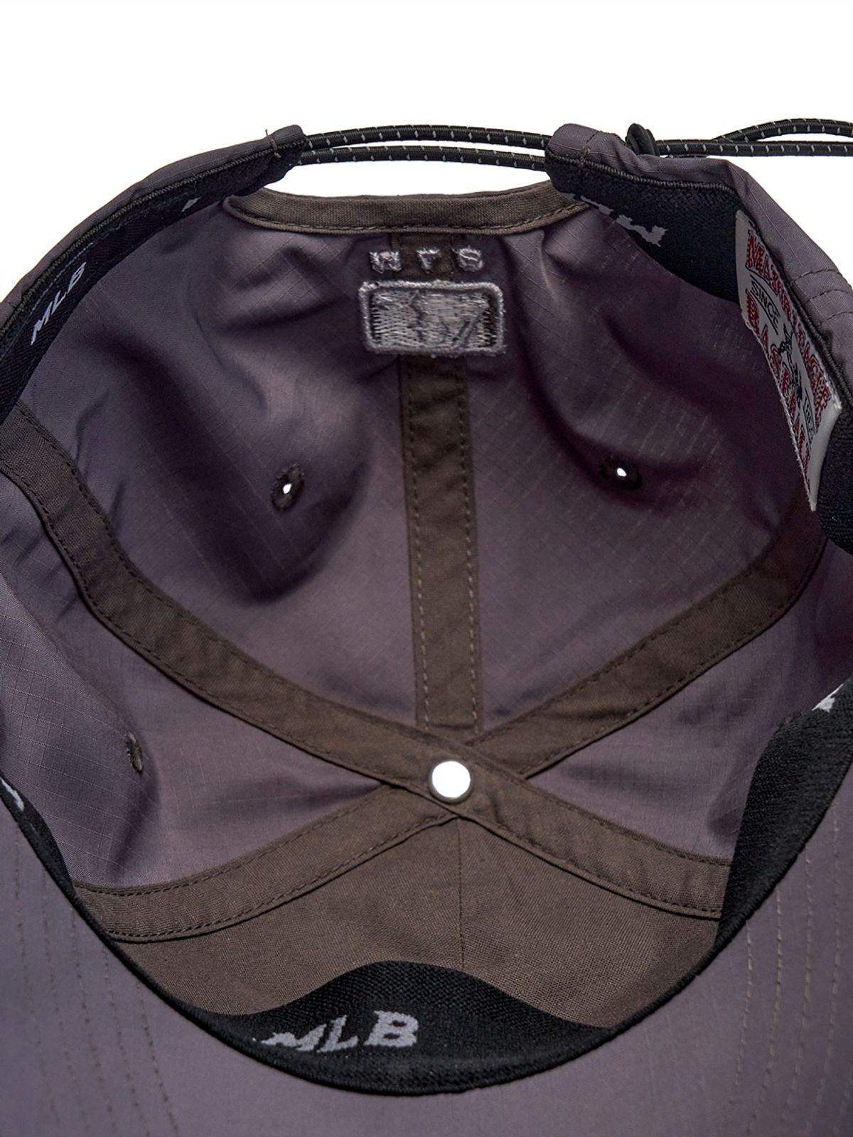 엠엘비(MLB) 경량 빈티지 워싱 언스트럭쳐 볼캡 NY (Charcoal Grey)