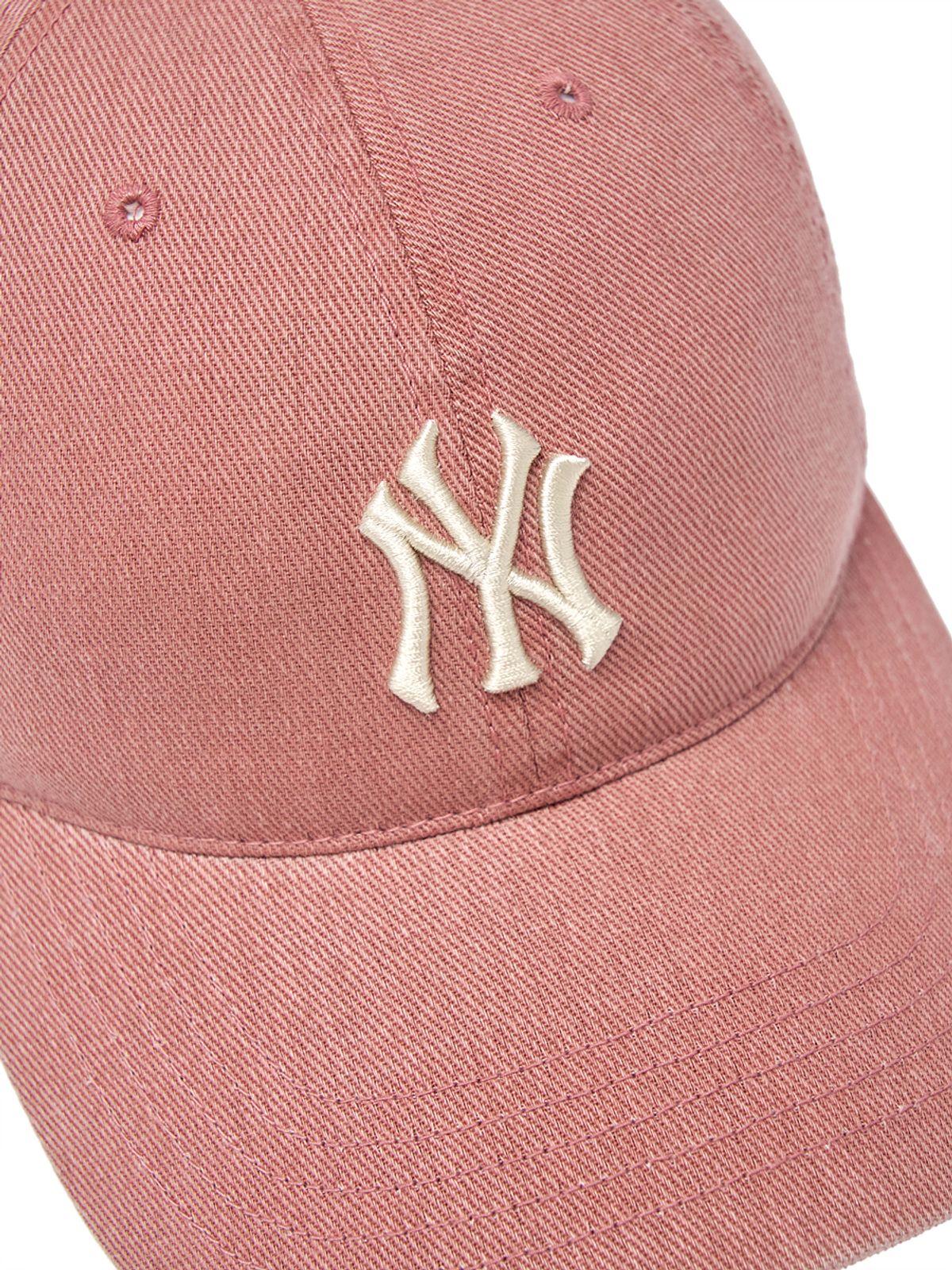 엠엘비(MLB) 베이직 워싱 언스트럭쳐 볼캡 NY (Coral)